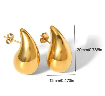 Leana teardrop Stud